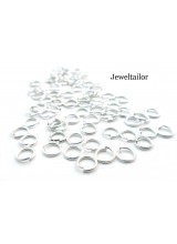 NEW! 100 Shiny Silver Plated Open Jump Rings 5mm, 8mm or 10mm Sizes ~ Jewellery Making & Craft Essentials